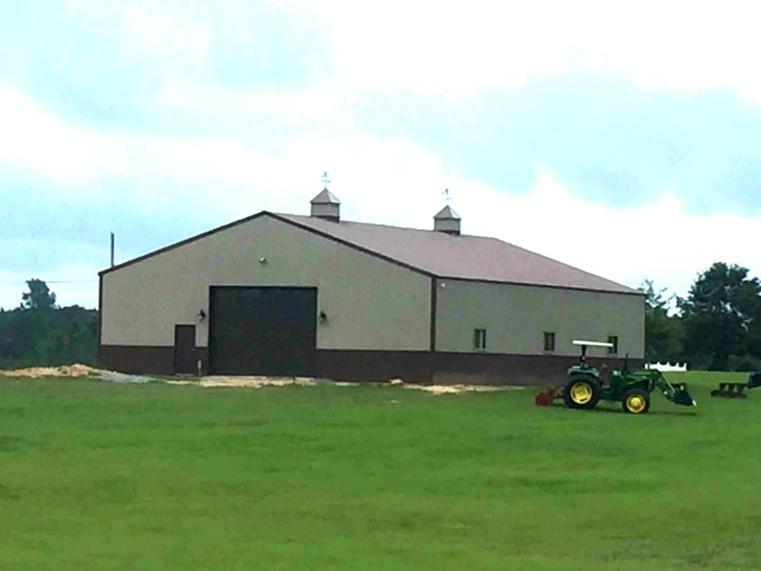 Red Barn From Side